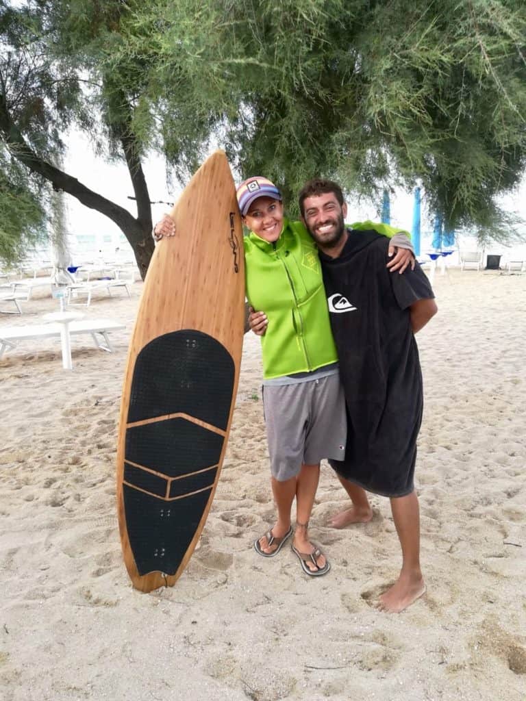 lezione di kitesurf