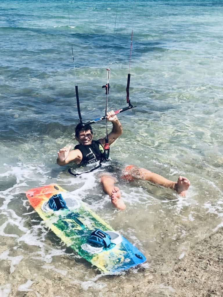 lezione di kitesurf